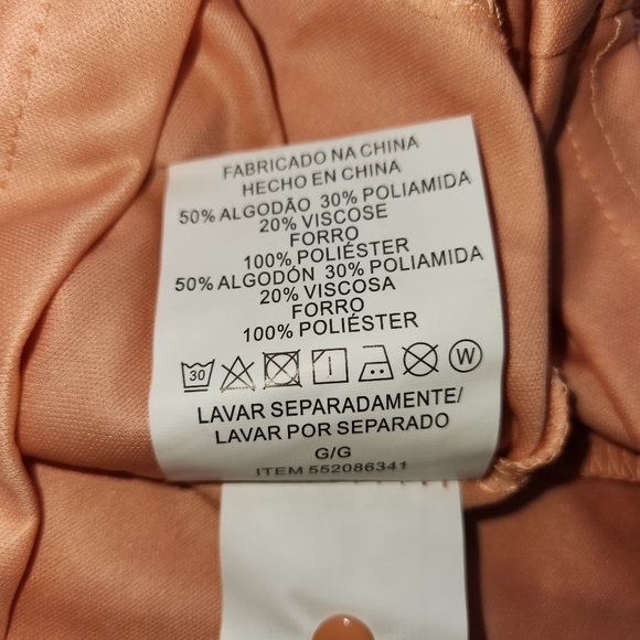 Love for Humanity Peach Colored Lace Cocktail Dress Size Large NWT - Picture 9 of 9